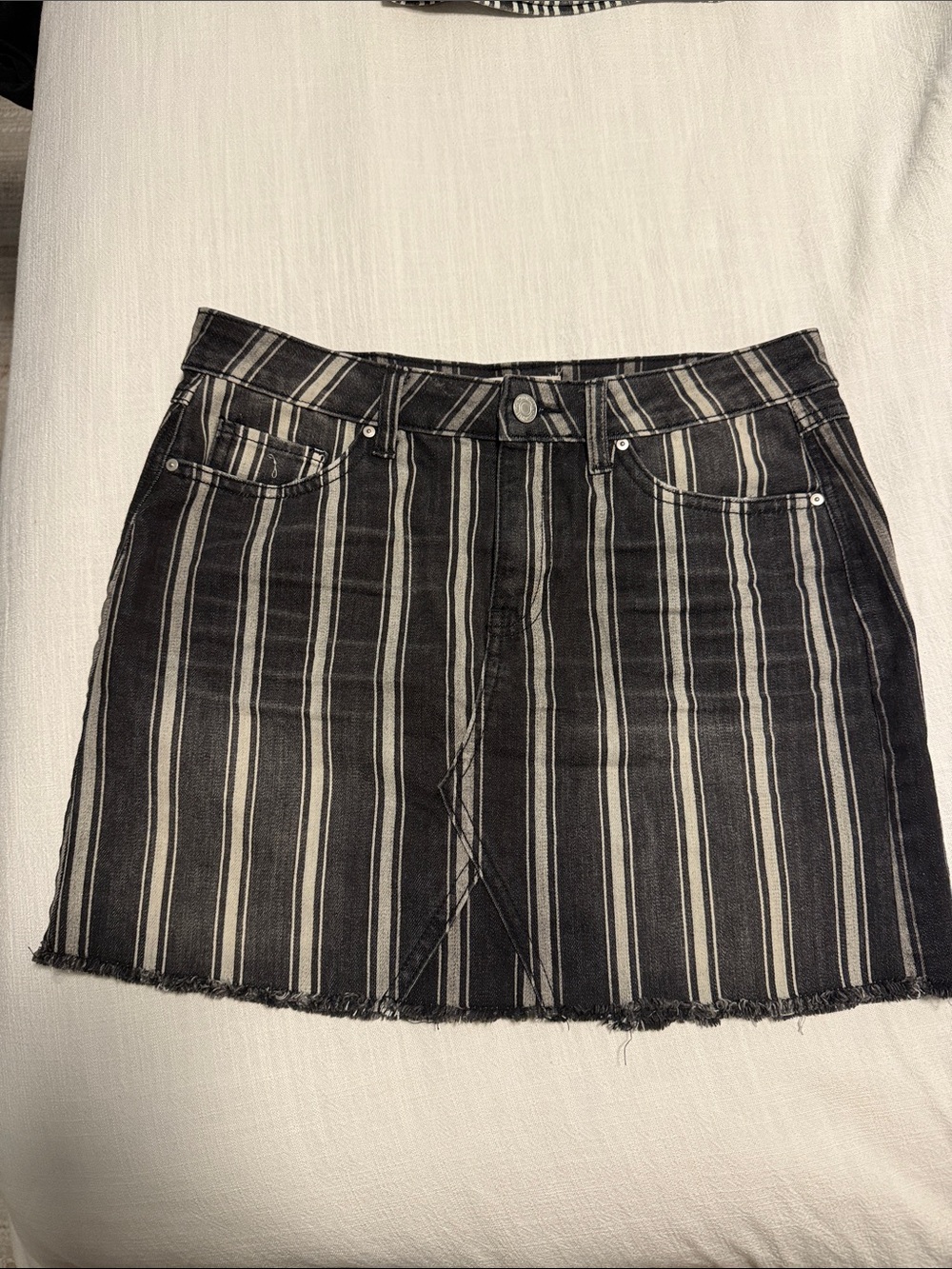 Mini denim striped skirt Tilly’s sky and sparrow